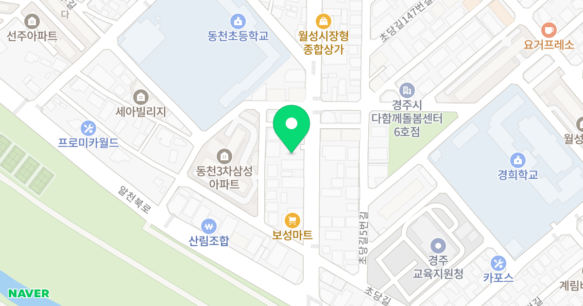 앙시 아파트 위치 지도 - 경상북도 경주시 탈해로 15