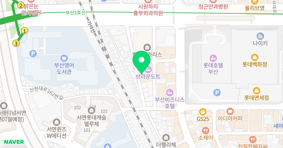 제나두 위치 지도 - 부산광역시 부산진구 가야대로750번길 21