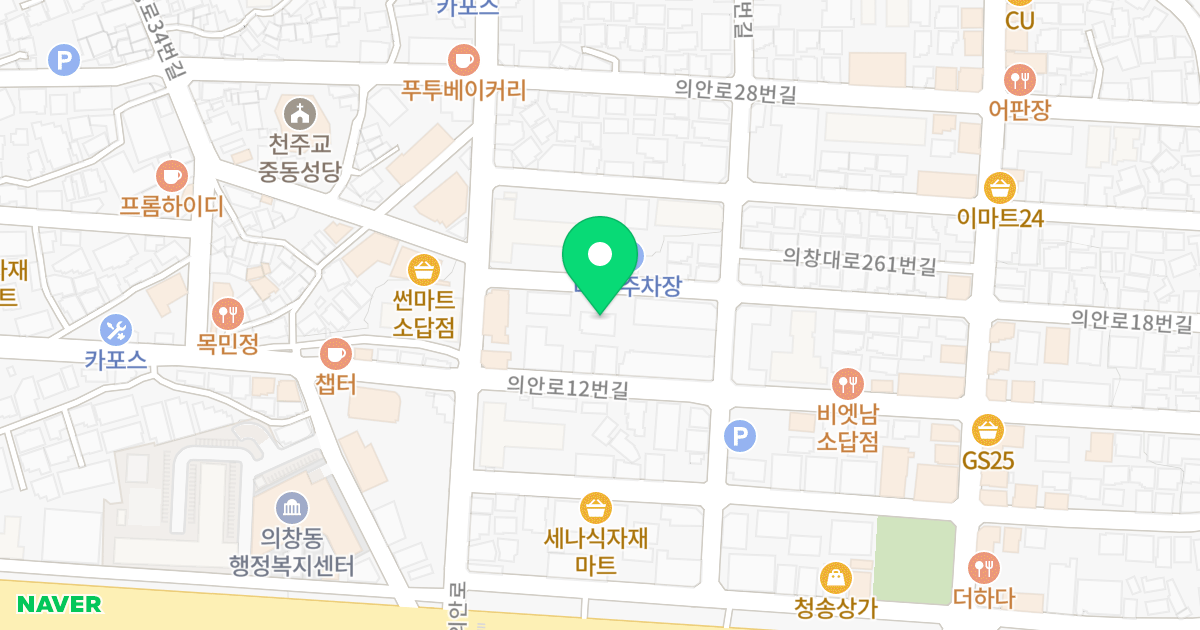 덕산오피스텔 위치 지도 - 경상남도 창원시 의창구 의안로18번길 6