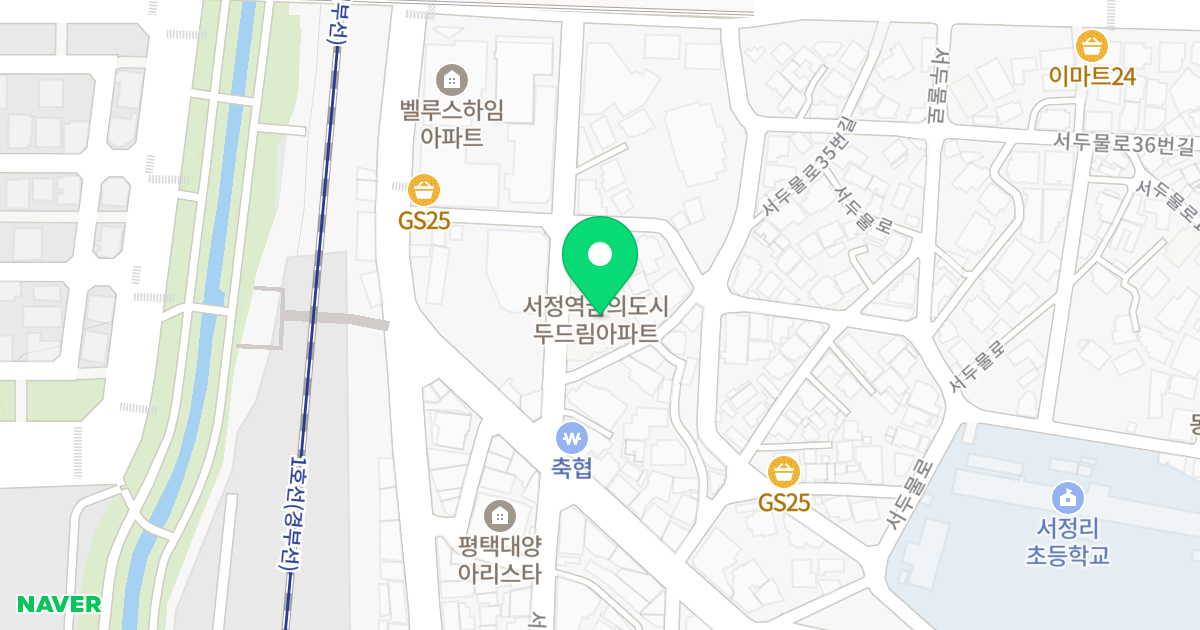 서정역꿈의도시두드림주상복합 위치 지도 - 경기도 평택시 서정역로58번길 14