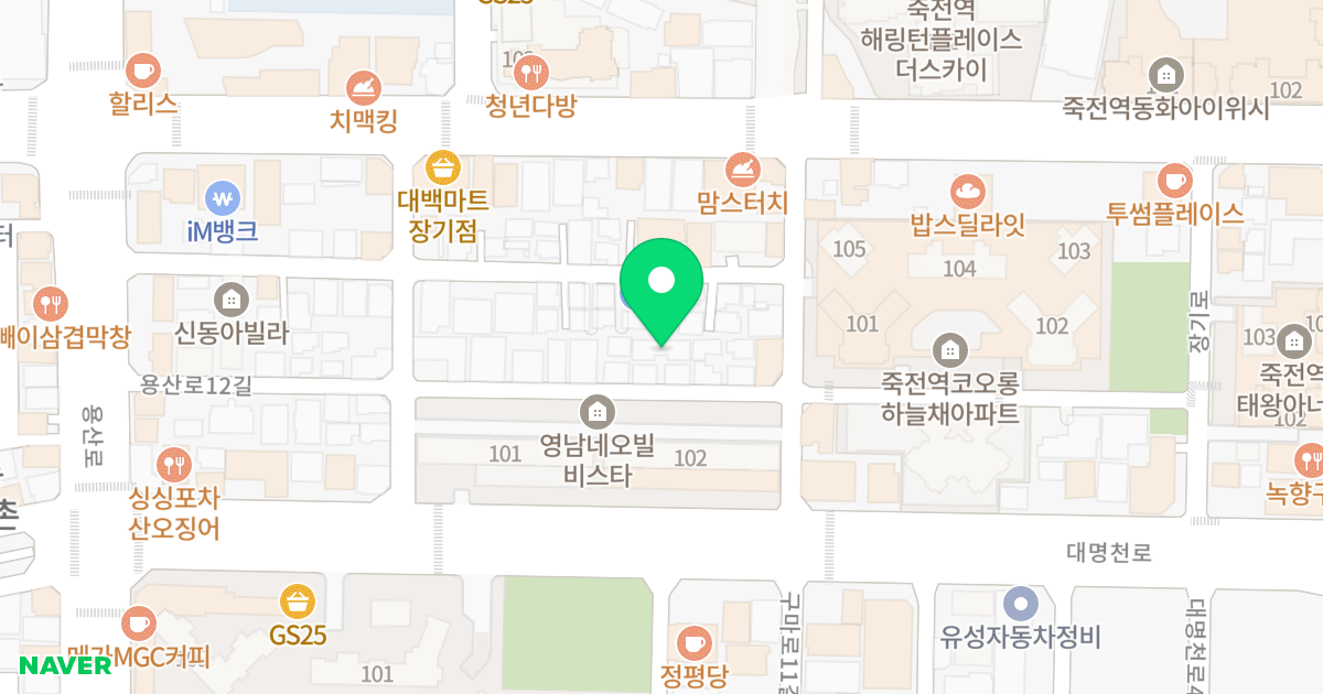 (552-6) 위치 지도 - 대구광역시 달서구 용산로12길 47-1