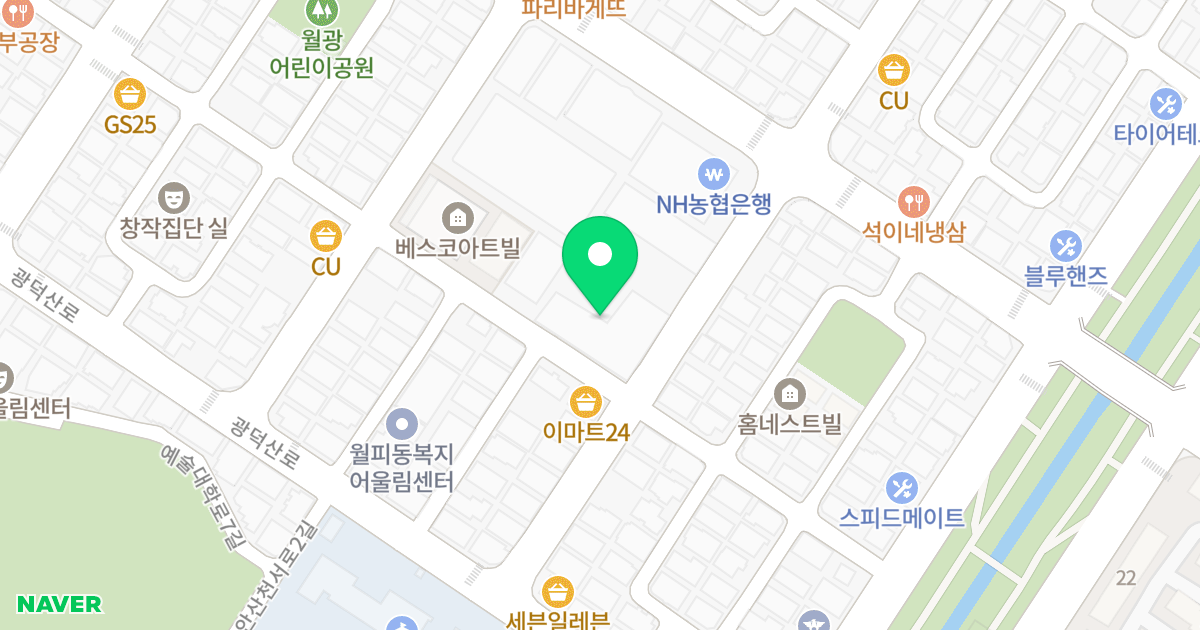 (508-8) 위치 지도 - 경기도 안산시 상록구 광덕산3로 56