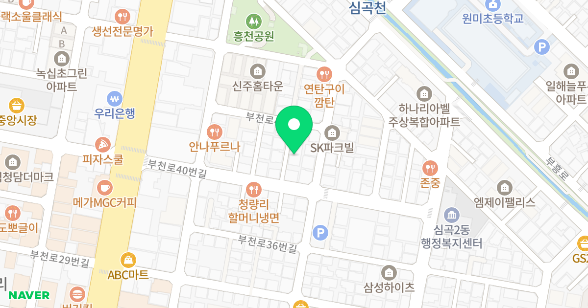 명품캐슬 위치 지도 - 경기도 부천시 원미구