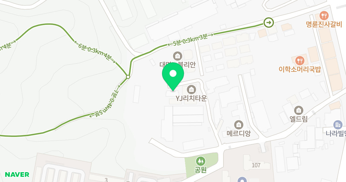 청담팰리스1차 위치 지도 - 경기도 양주시 평화로1399번길 48-21