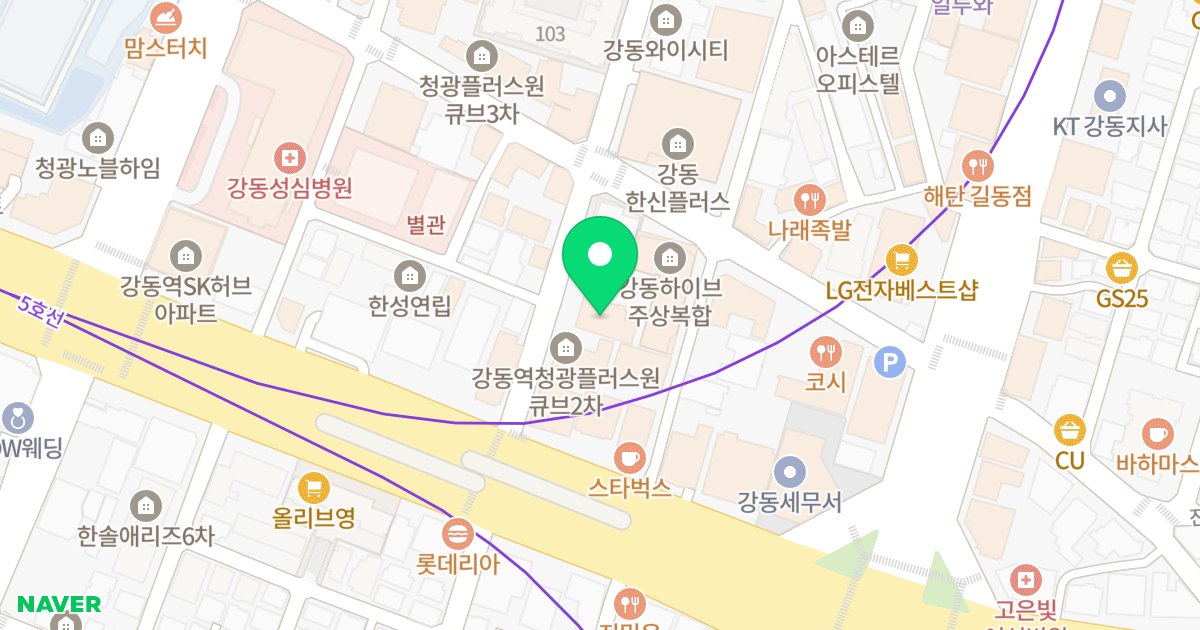 다성이즈빌 위치 지도 - 서울특별시 강동구 천호대로175길 14