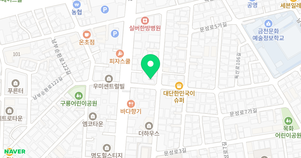 엘리체(ELICHE) 위치 지도 - 서울특별시 금천구 독산로106길 9