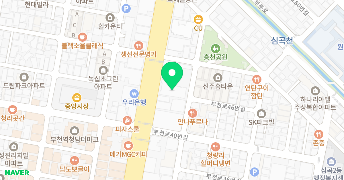 TK 리즈빌 위치 지도 - 경기도 부천시 원미구 부천로 48