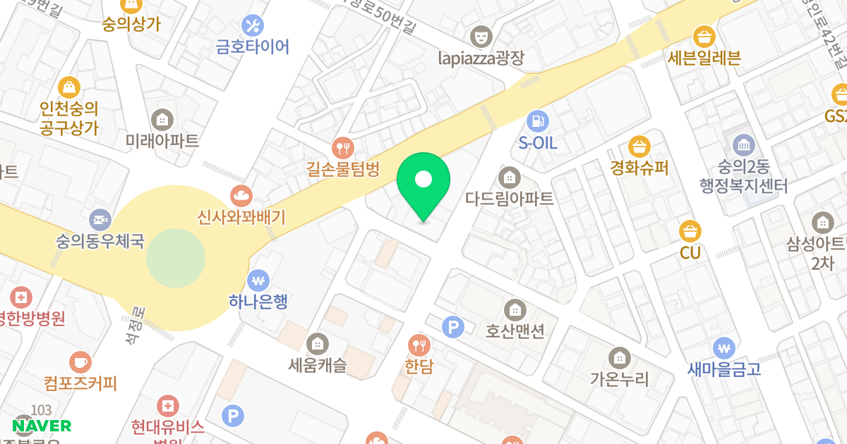 (164-32) 위치 지도 - 인천광역시 미추홀구 독배로492번길 23