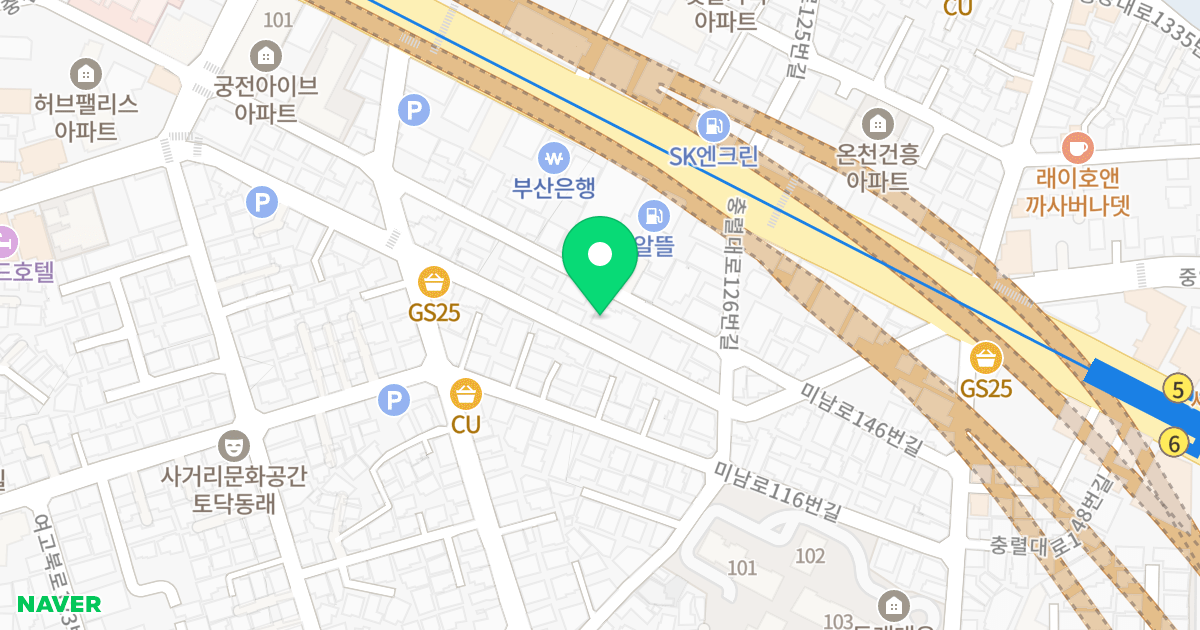 성보펠리스 위치 지도 - 부산광역시 동래구