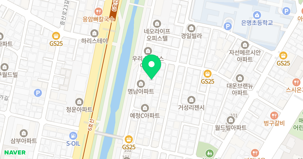 (122-6) 위치 지도 - 서울특별시 은평구 불광천길 510-1