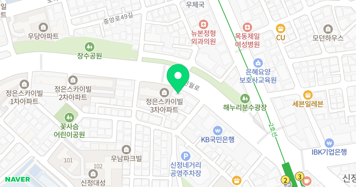 (1192-3) 위치 지도 - 서울특별시 양천구 신월로 264