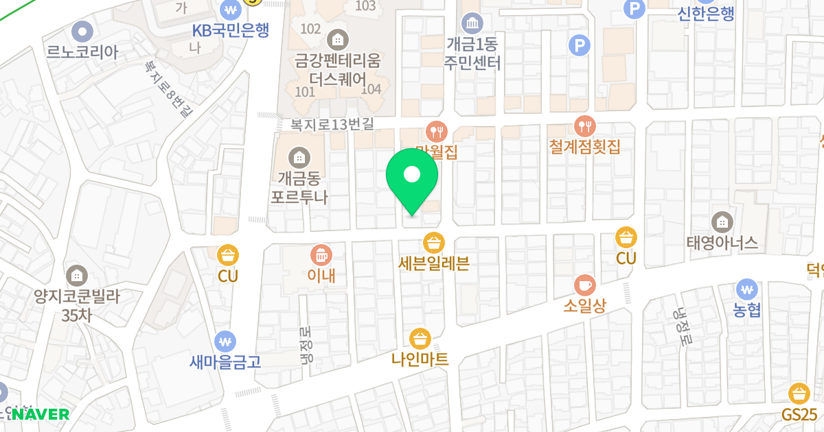 디 아너스 위치 지도 - 부산광역시 부산진구 복지로21번길 21