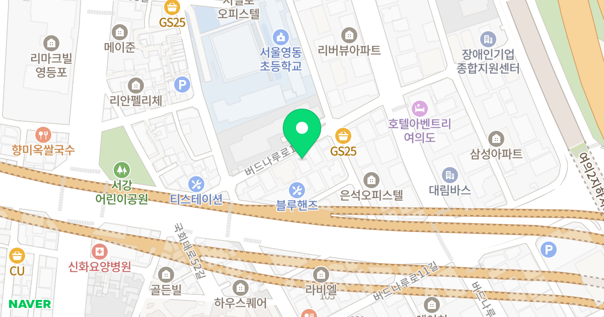 신현빌5차 위치 지도 - 서울특별시 영등포구 버드나루로15길 9