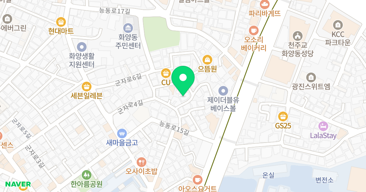 (83-5) 위치 지도 - 서울특별시 광진구 군자로6길 54