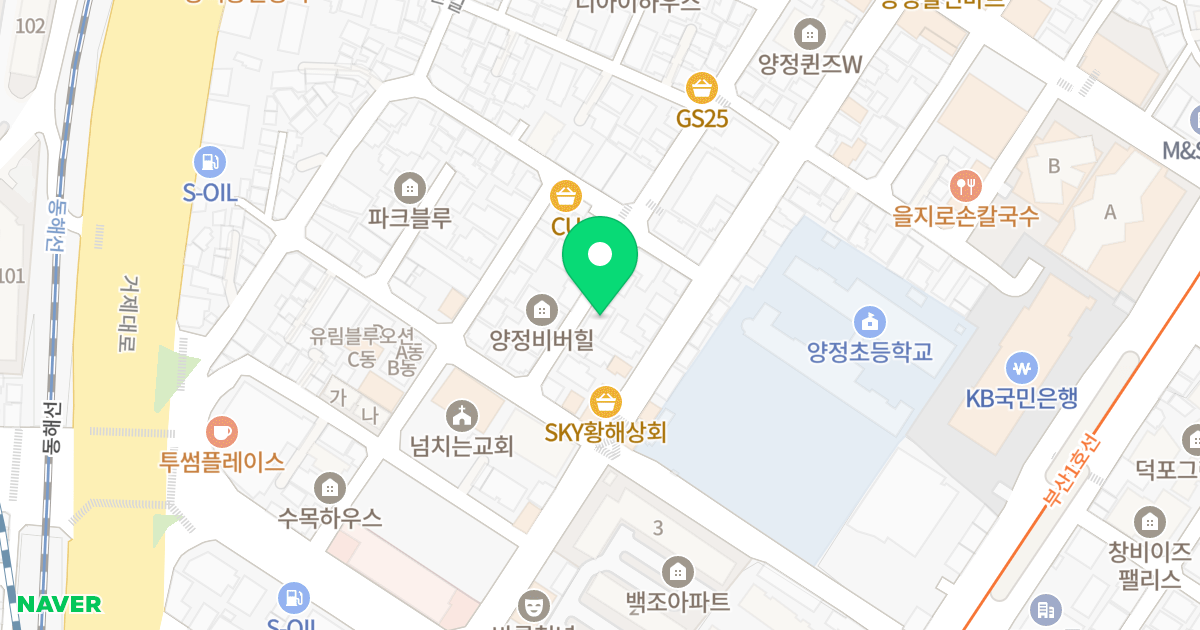 편안세상 위치 지도 - 부산광역시 부산진구 거제천로 6-1