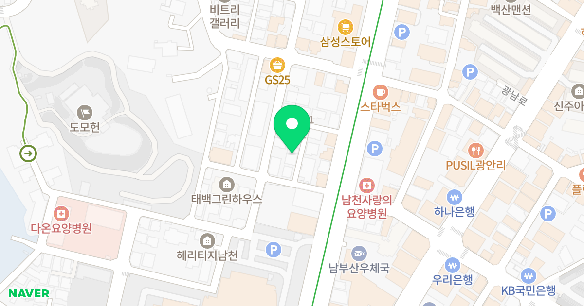 누리 더 숲 위치 지도 - 부산광역시 수영구 수영로451번길 8-5