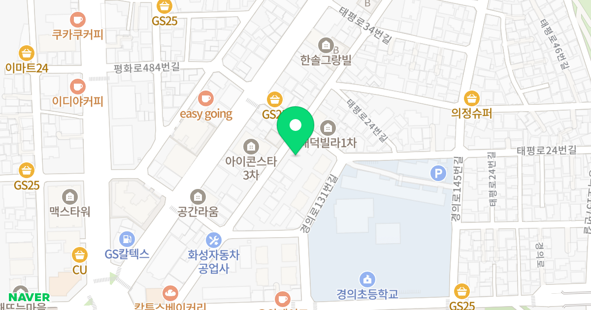 럭스프라임 위치 지도 - 경기도 의정부시 경의로117번길 38