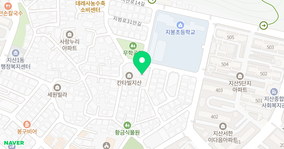 103 위치 지도 - 대구광역시 수성구