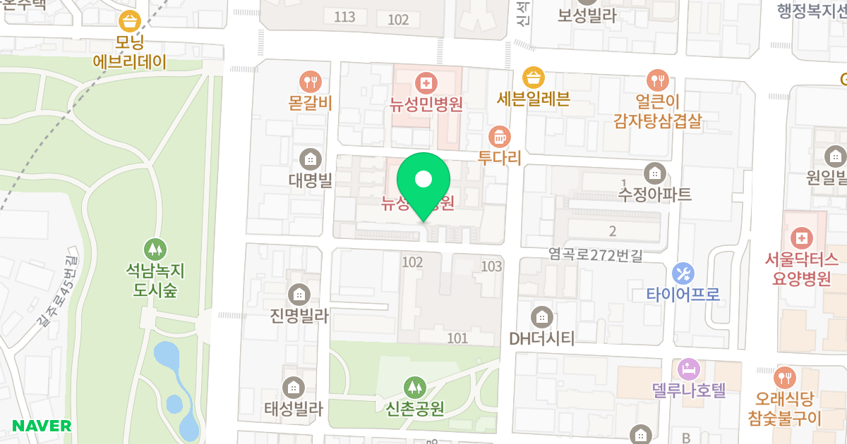 보광네오센스아파트 위치 지도 - 인천광역시 서구 염곡로272번길 13
