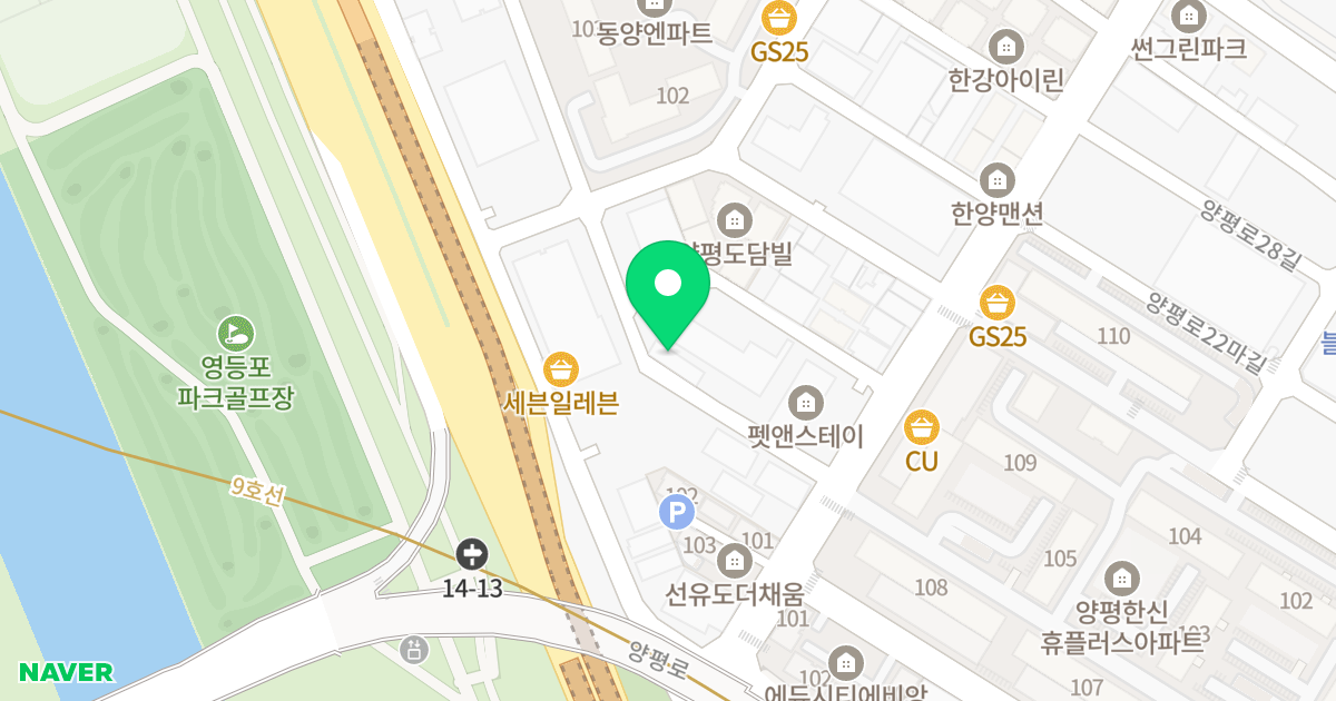 선유도 소미골드Ⅳ 위치 지도 - 서울특별시 영등포구 양평로28가길 8