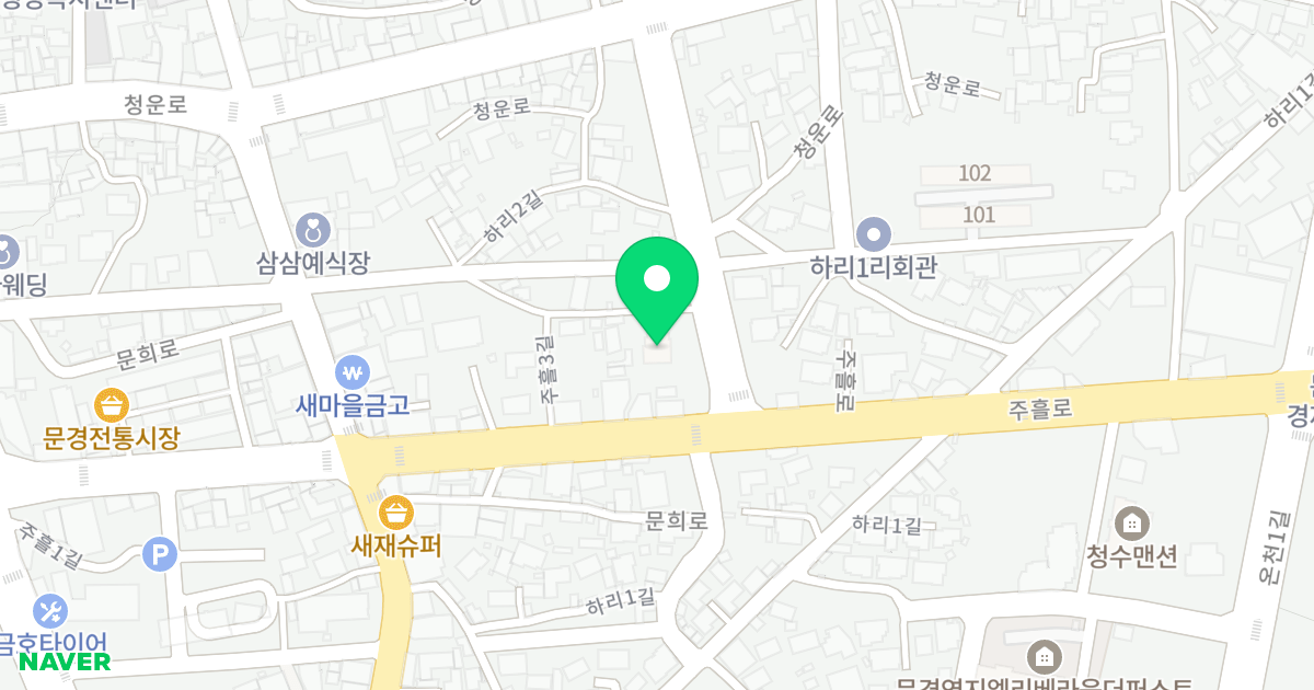 문경 타워팰리스 위치 지도 - 경상북도 문경시 문경읍 주흘3길 3